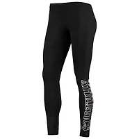 Women's G-III 4Her by Carl Banks Black Athletics Stadium Lightweight Leggings