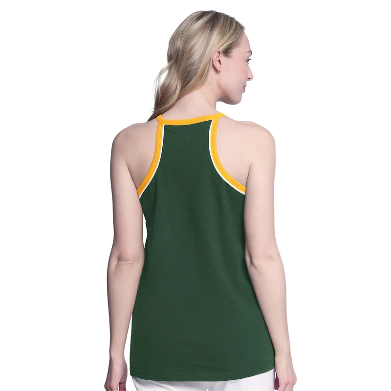 Débardeur femme G-III 4Her par Carl Banks Green Athletics Curveball dos nageur
