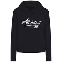 Sweat à capuche court noir Levelwear Athletics Accolade Sweet Express pour femme