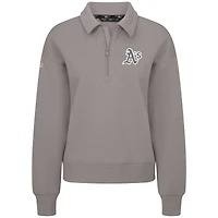 Women's Levelwear Gray Athletics Canmore Quarter-Zip Pullover