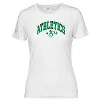Women's Levelwear White Athletics St. Patrick's Day Maddox Plaid T-Shirt