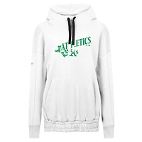 Women's Levelwear  White Athletics St. Patrick's Day Waterfall Boots Pullover Hoodie