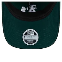 Women's New Era Green Athletics Flair 9TWENTY Adjustable Hat