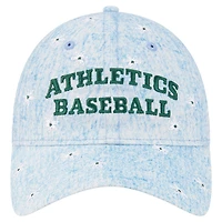 Women's New Era  Light Blue Athletics Daisy All Over 9TWENTY Adjustable Hat