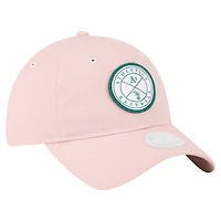 Women's New Era Pink Athletics Bloom 9TWENTY Adjustable Hat
