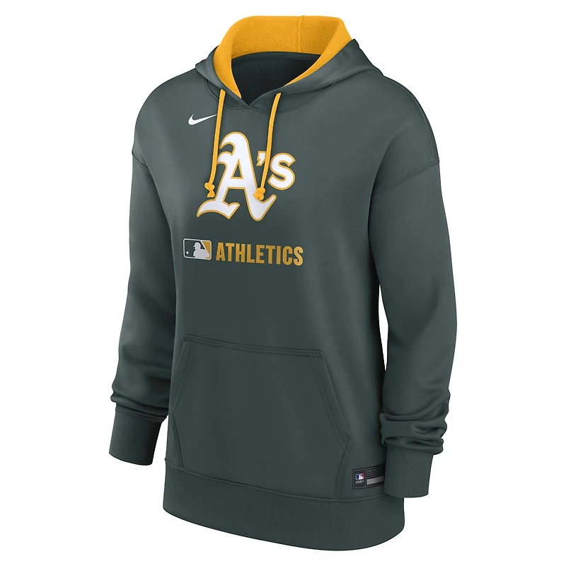 Women's Nike Green Athletics Authentic Collection Therma Hoodie