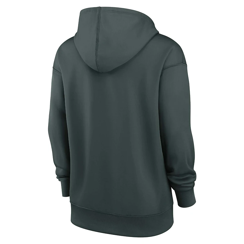 Women's Nike Green Athletics Authentic Collection Therma Hoodie