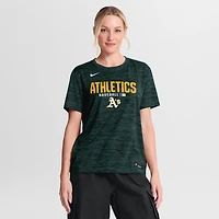 T-shirt Nike Athletics Authentic Collection Velocity Dri-FIT pour femme, vert