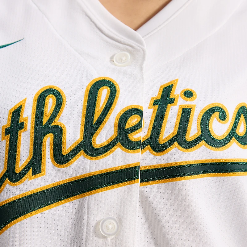 Women's Nike White Athletics Home Limited Jersey
