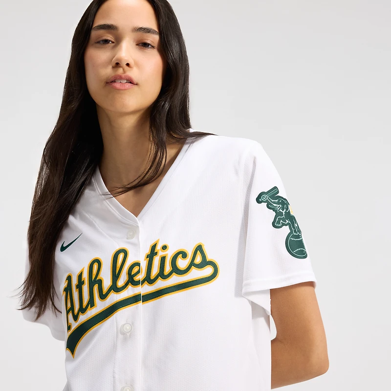 Women's Nike White Athletics Home Limited Jersey