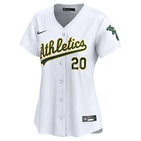 Women's Nike Zack Gelof White Athletics Home Limited Player Jersey