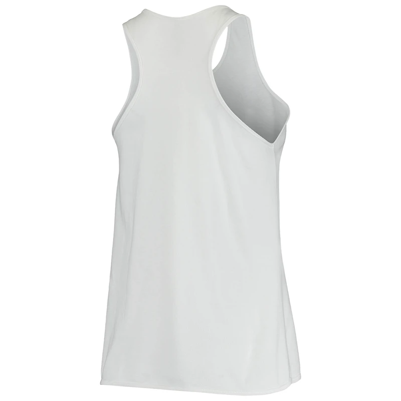 Women's Soft as a Grape White Athletics Local Team Lineup Tank Top