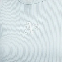 Women's Starter Mint Athletics Pastels Ribbed Tank Top