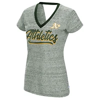 T-shirt col V cache-cœur Touch Green Athletics pour femme