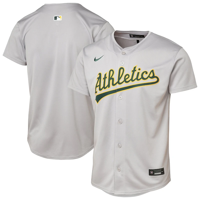 Youth Gray Athletics Road Limited Jersey