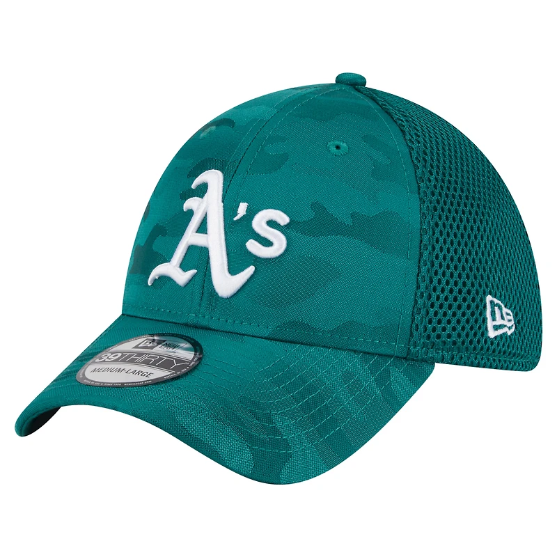 Casquette 39THIRTY Flex camouflage vert New Era pour jeune