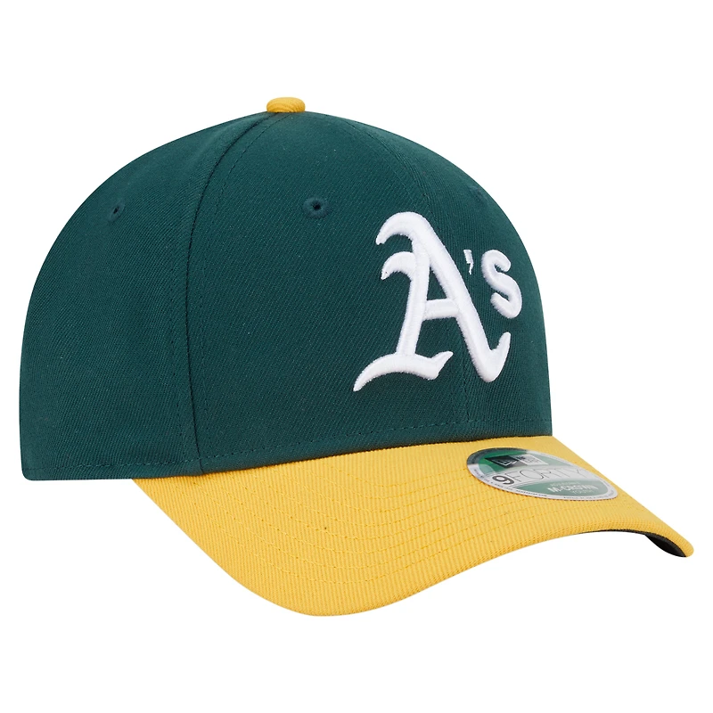 Youth New Era Green Athletics Player Replica 9FORTY Adjustable Hat