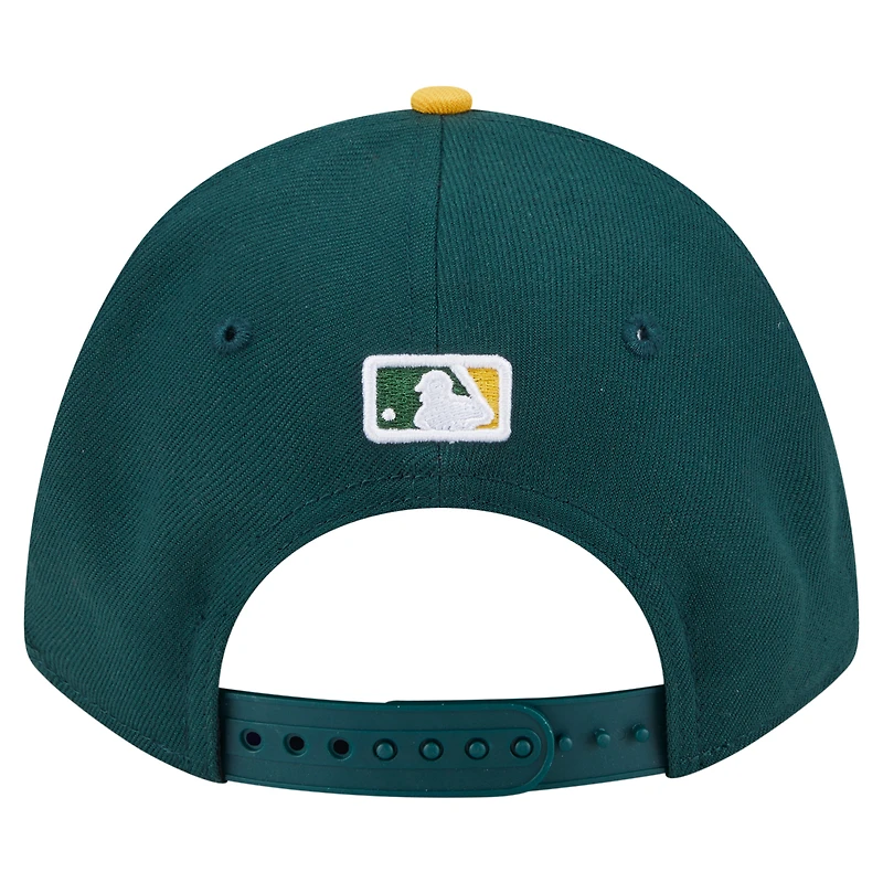 Youth New Era Green Athletics Player Replica 9FORTY Adjustable Hat