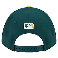 Youth New Era  Green Athletics  Player Replica 9FORTY Adjustable Hat
