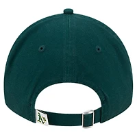 Youth New Era Green Athletics Team Color 9TWENTY Adjustable Hat