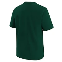 Youth Nike  Green Athletics Large Logo T-Shirt