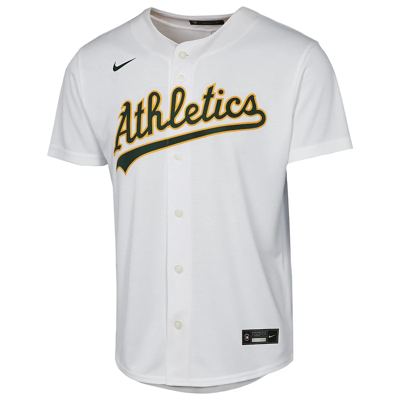 Youth Nike  White Athletics Home Replica Jersey