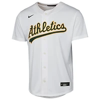 Youth Nike  White Athletics Home Replica Jersey