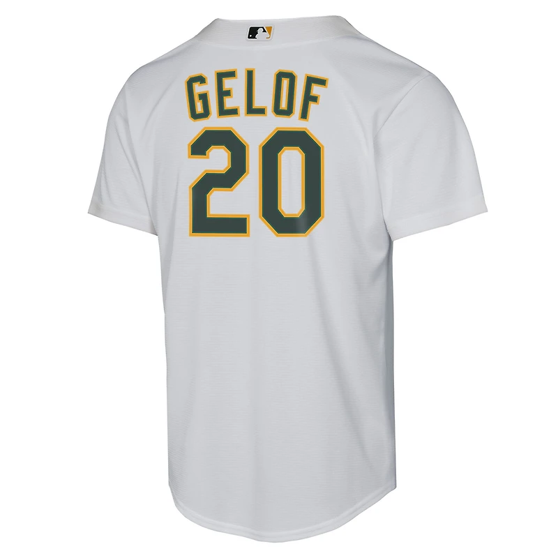 Youth Nike Zack Gelof White Athletics Home Replica Player Jersey