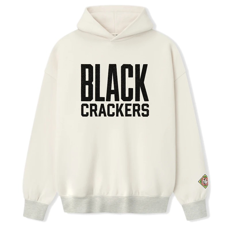 Sweat à capuche en polaire crème pour homme Atlanta Black Crackers Fear of God x Negro Leagues Baseball Museum