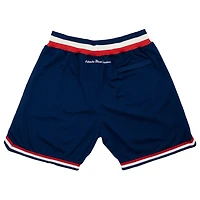Men's Rings & Crwns Navy Atlanta Black Crackers Replica Mesh Shorts