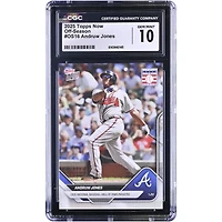 Carte Andruw Jones Atlanta Braves 2025 Topps Now Off-Season National Baseball Hall of Fame #OS16 authentifiée CGC (10 cartes)