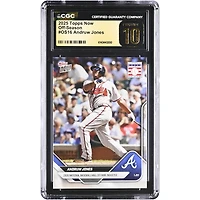 Carte Andruw Jones Atlanta Braves 2025 Topps Now Off-Season National Baseball Hall of Fame #OS16 authentifiée CGC PRISTINE 10
