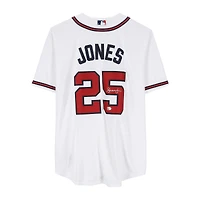 Maillot réplique blanc Nike autographié par Andruw Jones des Braves d'Atlanta