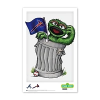 Atlanta Braves 11" x 17" Sesame Street Print