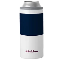 Glacière mince à blocs de couleurs de 12 oz des Braves d'Atlanta