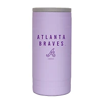 Atlanta Braves 12oz. Lavender Soft Touch Slim Coolie