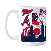 Atlanta Braves 15oz. Native Ceramic Mug