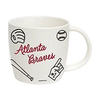 Braves d'Atlanta 18oz. Tasse de meneur de jeu