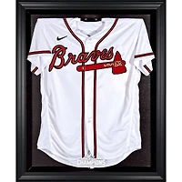 Atlanta Braves 2021 MLB World Series Champions Black Framed Logo Jersey Display Case