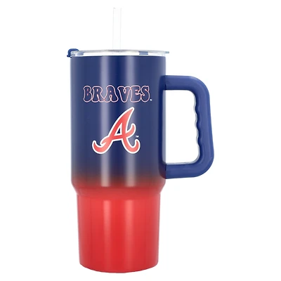 Gobelet en acier inoxydable ombré de 24 oz des Braves d'Atlanta
