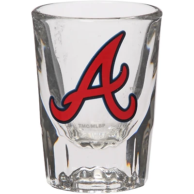 Verre à liqueur cannelé de collection Atlanta Braves de 6 cl