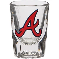 Verre à liqueur cannelé de collection Atlanta Braves de 6 cl