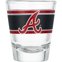 Atlanta Braves 2oz. Stripe Shot Glass