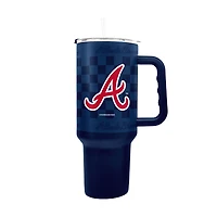 Gobelet en acier inoxydable à carreaux Atlanta Braves de 40 oz
