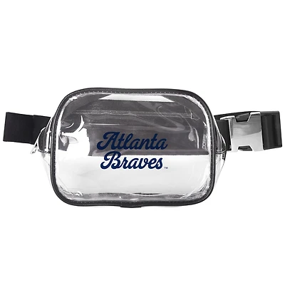 Atlanta Braves Clear Belt Bag