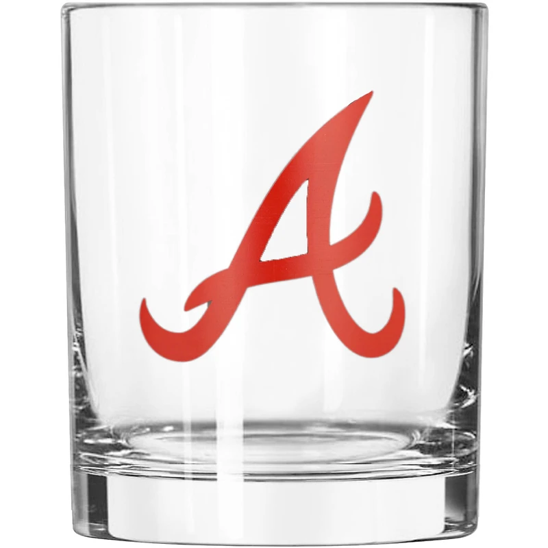 Braves d'Atlanta Letterman 14 oz. Verre de roches