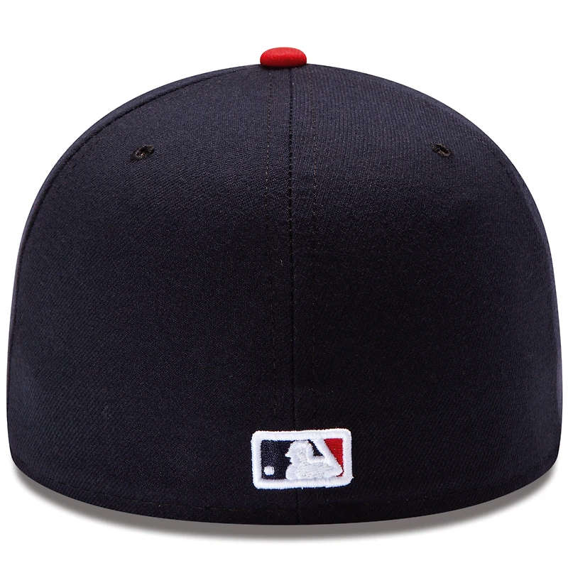 Atlanta Braves New Era Home Authentic Collection On-Field 59FIFTY - Bonnet ajusté Marine / Rouge