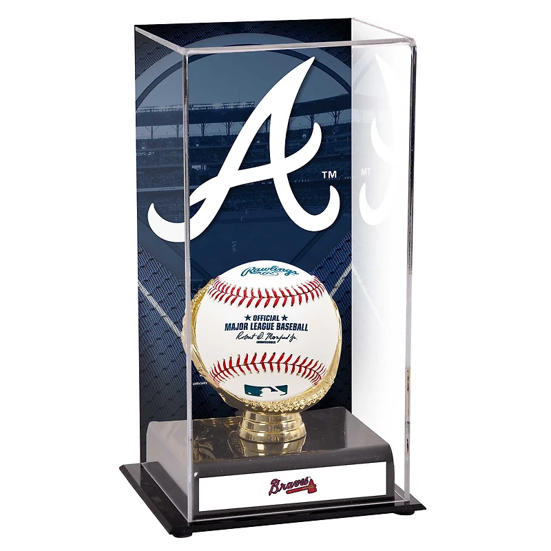 Vitrine sublimée des Braves d'Atlanta avec image