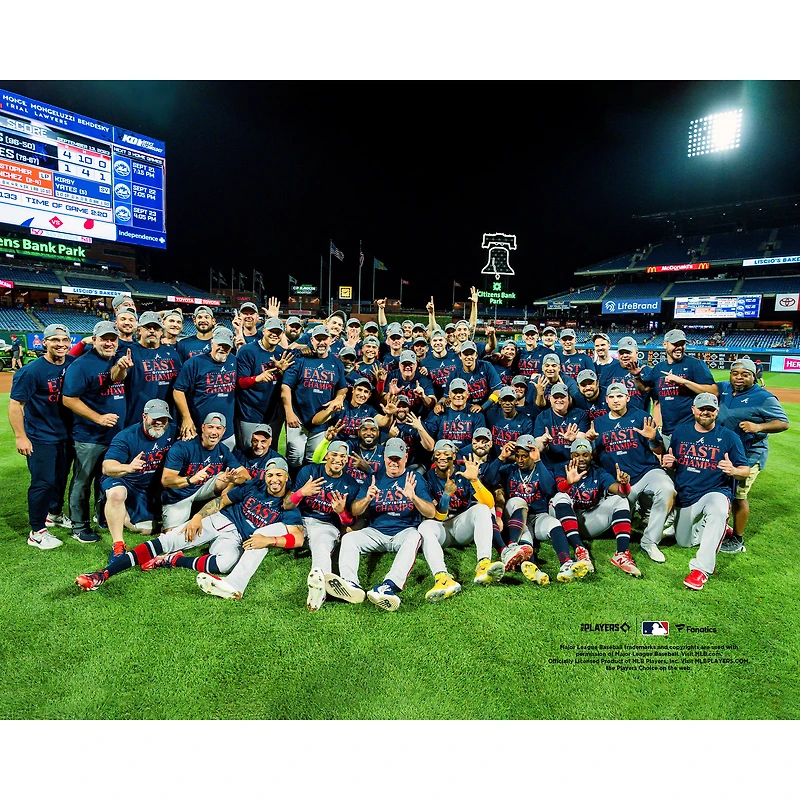 Atlanta Braves Unsigned 2023 NL East Division Champs Photograph
