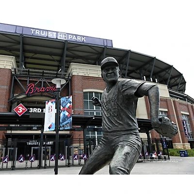 Atlanta Braves Unsigned Truist Park Exterior View Photograph
